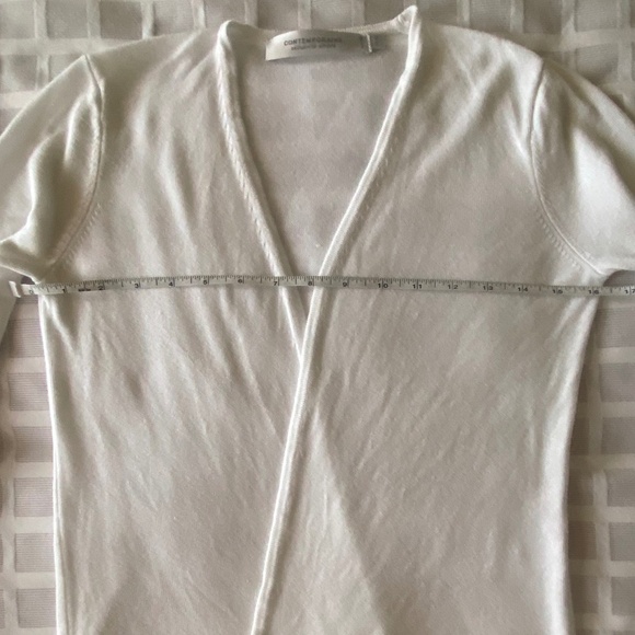 White Cardigan Contemporaine from Simons Excellent Condition - Picture 6 of 11